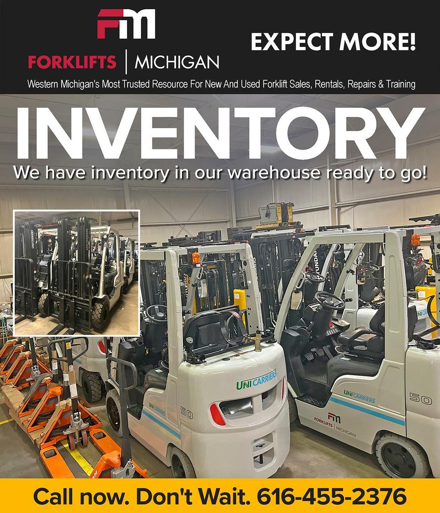 We have inventory in our warehouse ready to go