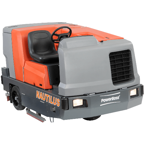Nautilus Sweeper Scrubber-PowerBossRide On Sweeper Scrubber