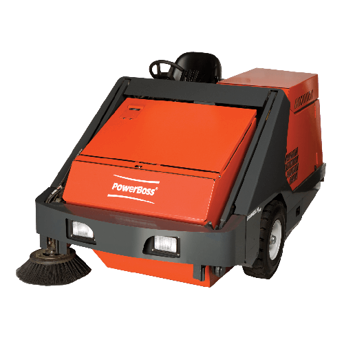 Armadillo Sweeper-PowerBoss Ride-On Sweeper