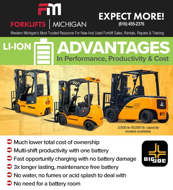 Introducing Big Joe Lithium Forklifts