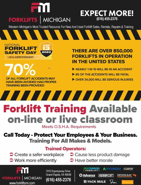 Forklift Training Available Online or Live Classroom Forklifts of